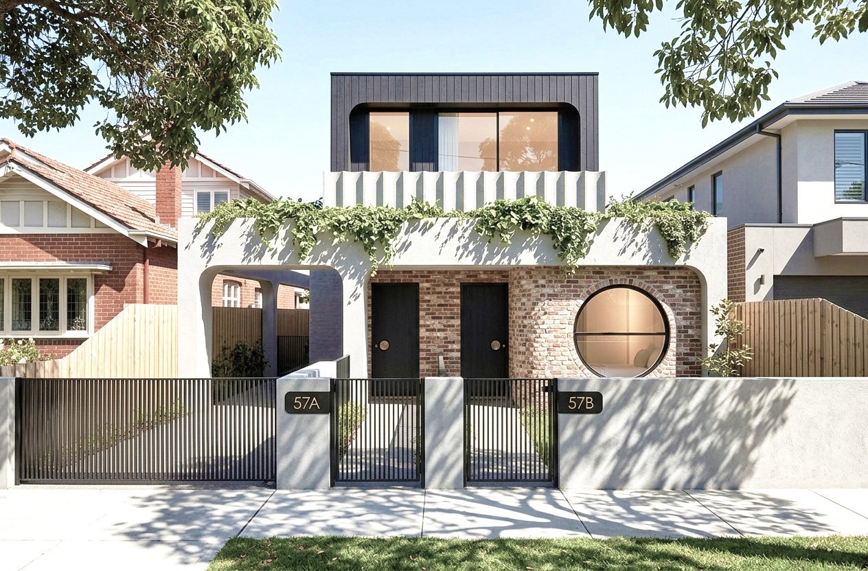 Brighton townhouse development by TNA Architecture
